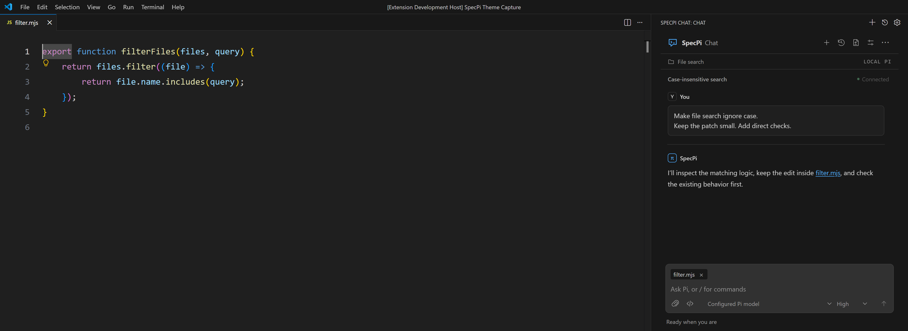 A file-search function open in VS Code.